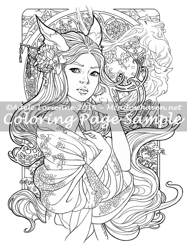 Featured image of post Kitsune Coloring Pages We try not to get caught on the cameras